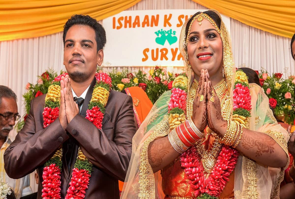 Ishaan K Shaan and Surya become first transsexual couple of Kerala after getting married