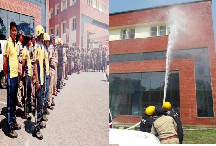 Mock Drillमिलिट्री हॉस्पिटल में आग लगने से मची अफरातफरी,सैन्य