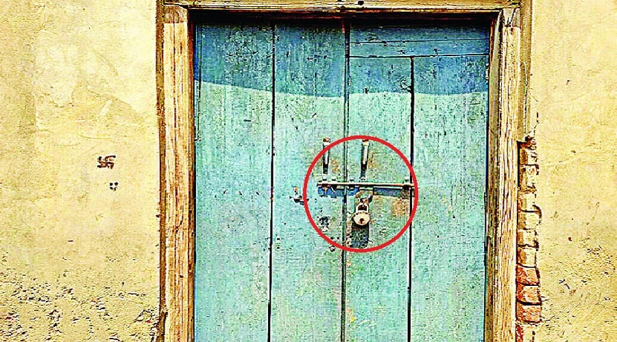 UP: removed from devasthal hindu leave in protest in baghpat village