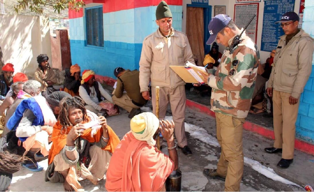 Lawsuit register on Beggars and saints after Verification in badrinath dham