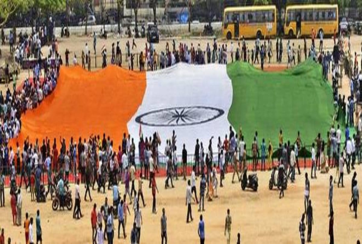 worlds largest indian national flag