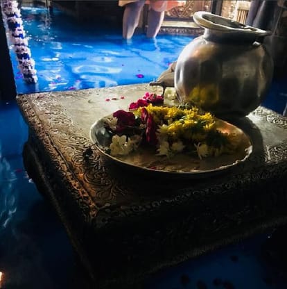 banke bihari mandir nauka vihar leela's photos goes viral 
