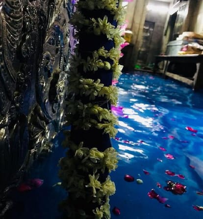 banke bihari mandir nauka vihar leela's photos goes viral 