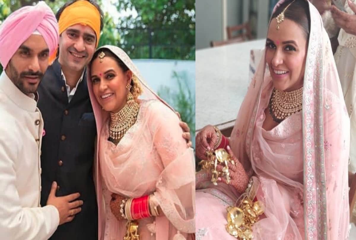 Neha Dhupia and Angad Bedi dance video goes viral 