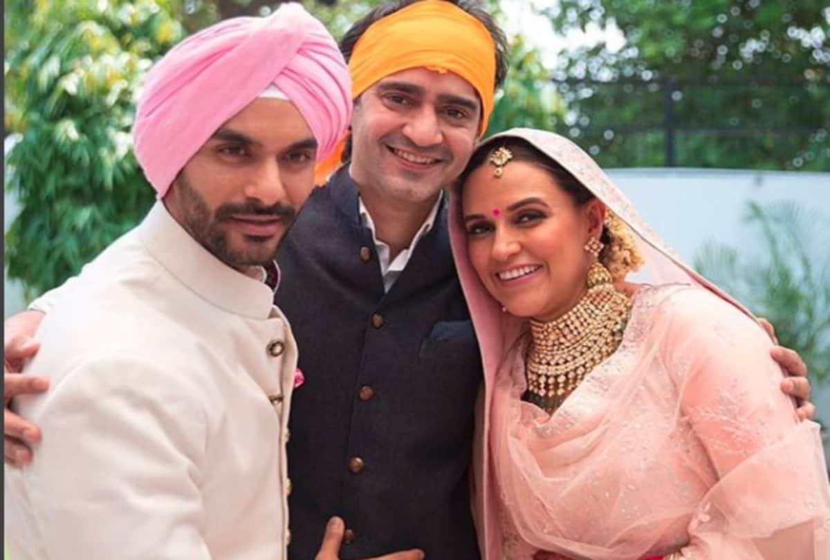 angad bedi proposed to neha dhupia 6 month ago