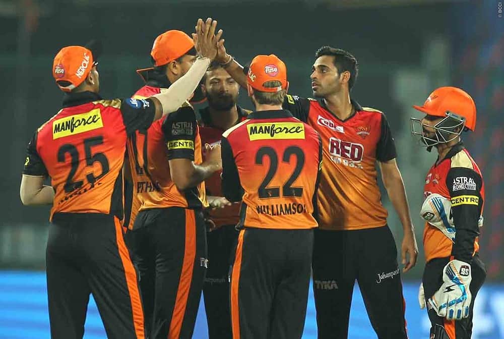 ipl points table 2018 after 42 matches sunrisers hyderabad and csk are in strong position