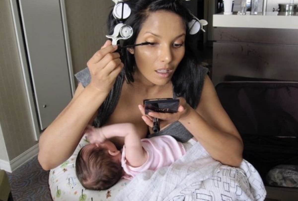 Padma Lakshmi breastfeeding picture viral on social media