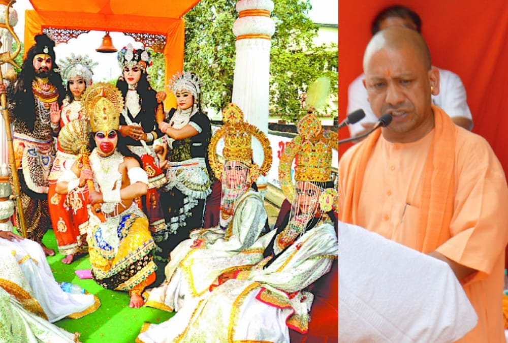  yogi adityanath welcomes india nepal bus service.