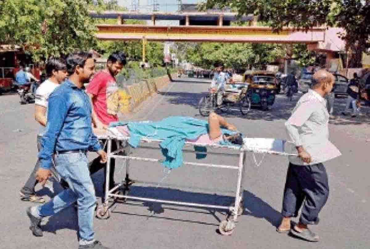 Heat stroke making the challenge for patients