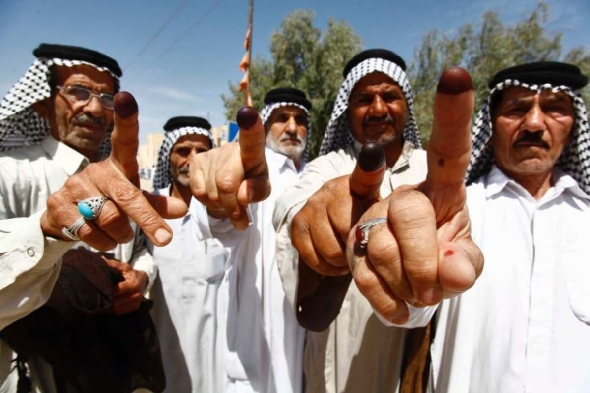Elections started for the first time in Iraq after the defeating of Islamic State