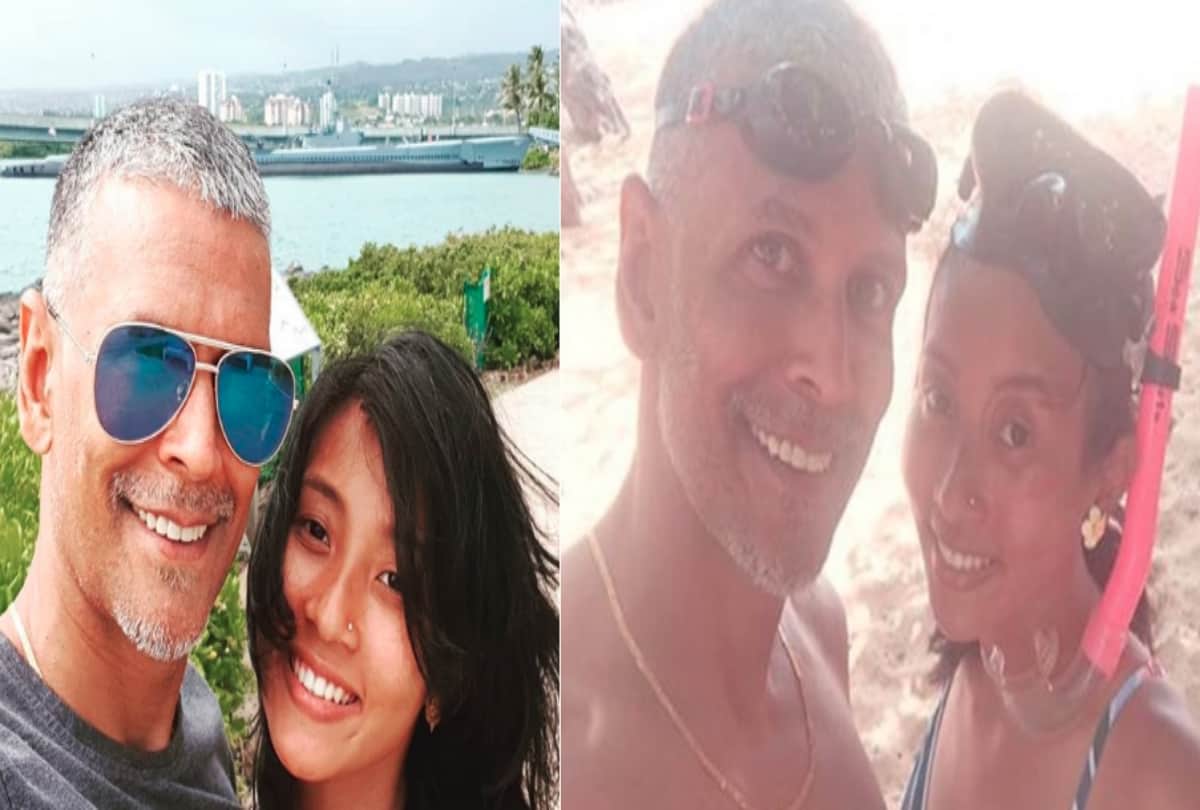 Milind Soman and Ankita Konwar honeymoon picture goes viral 