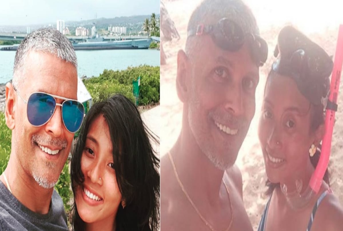 Milind Soman and Ankita Konwar honeymoon picture goes viral 