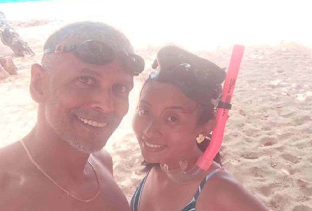 Milind Soman and Ankita Konwar honeymoon picture goes viral 