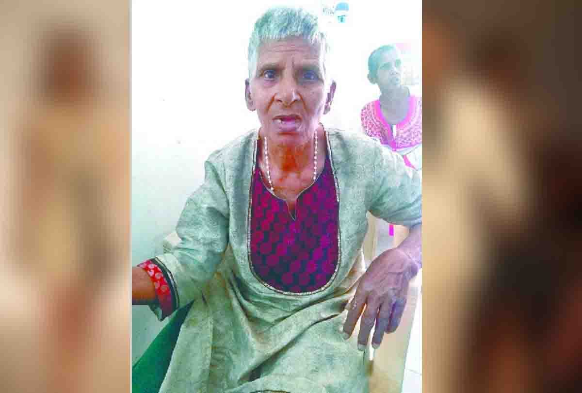 the son  thrown his old mother out of the home 
