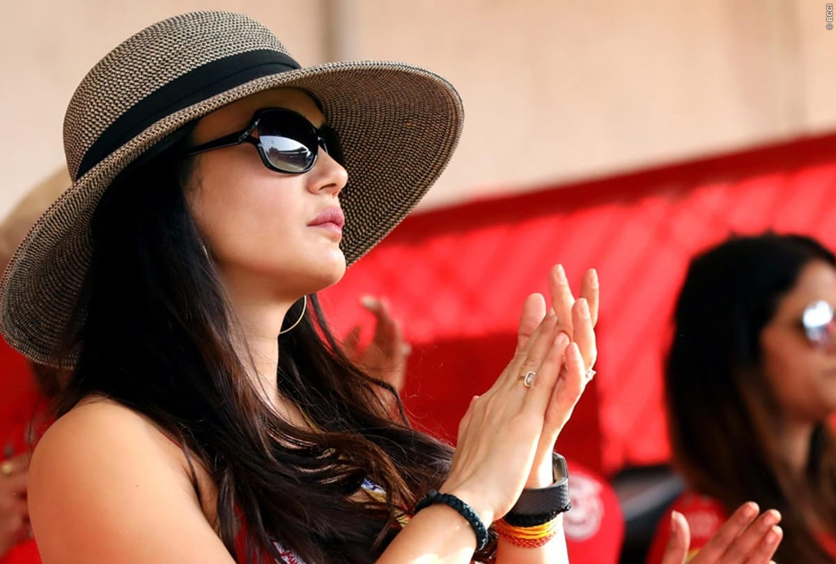 Punjab team owner preity zinta make havan ritual quietly Ways at PCA stadium