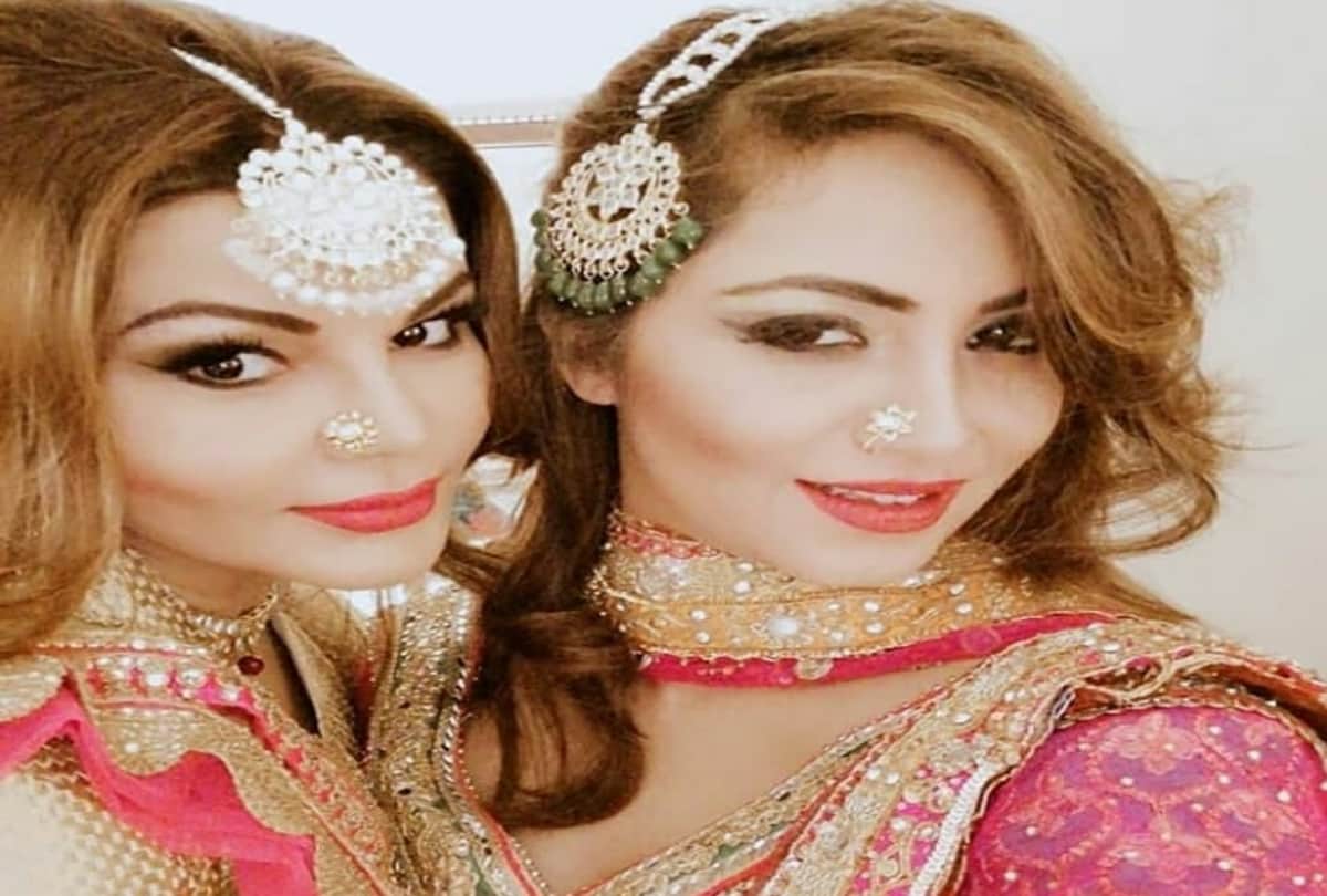 Sapna Chaudhary Arshi Khan And Rakhi Sawant Dance Together At SP Leader Son Wedding In Varanasi