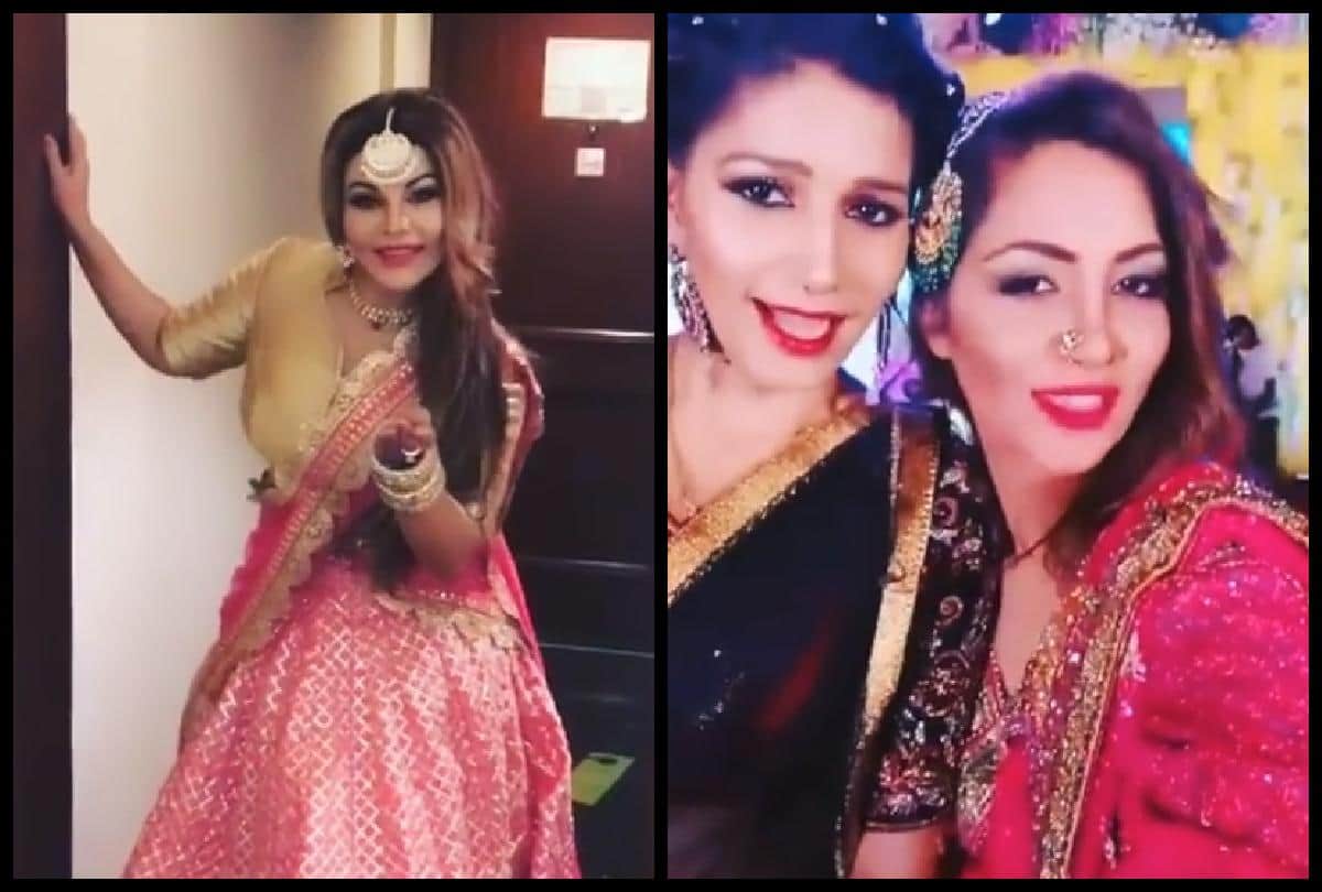 Sapna Chaudhary Arshi Khan And Rakhi Sawant Dance Together At SP Leader Son Wedding In Varanasi