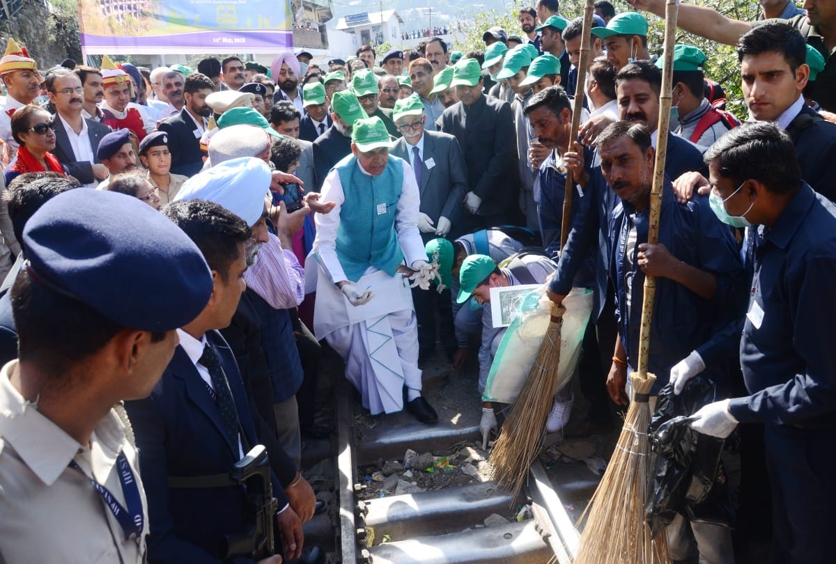Large cleanliness, rescue and conservation campaign started on Kalka Shimla Railway Track