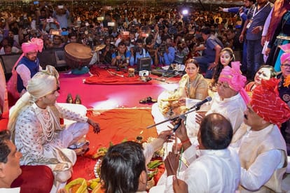 Lalu Yadav son Tej Pratap Yadav Aishwarya rai wedding ceremony live Updates