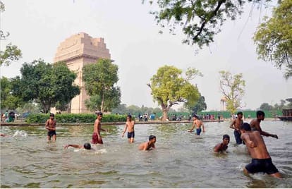 Jaffarpur, the most hot in Delhi, recorded 44 degrees Celsius