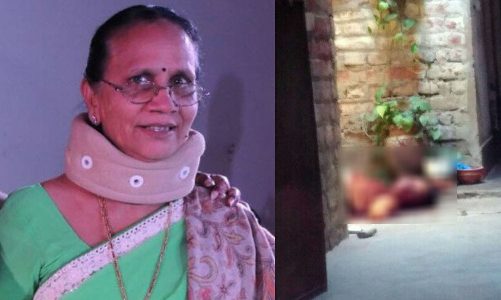 brutal murder of 72 year old woman in shikohabad