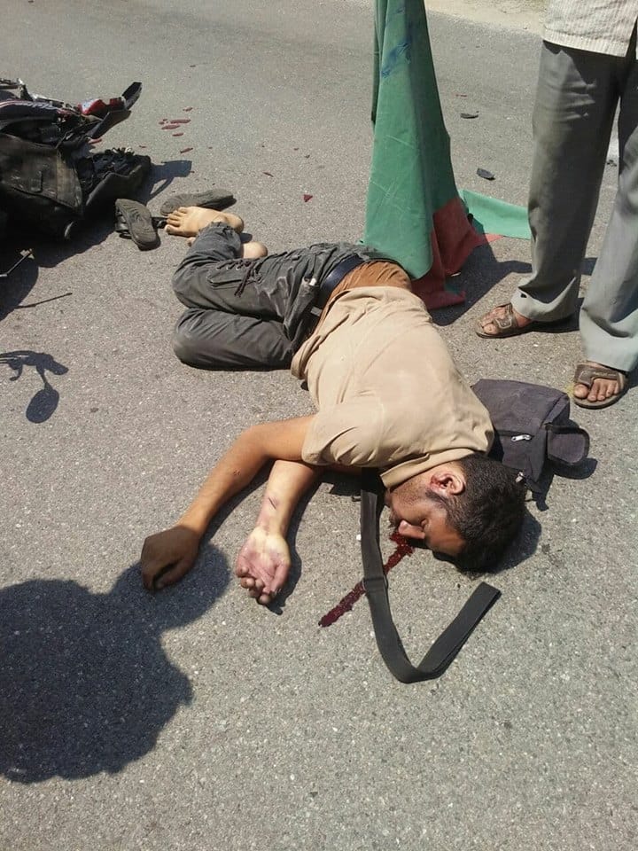 Bike Accident on Badrinath highway one killed scary photos