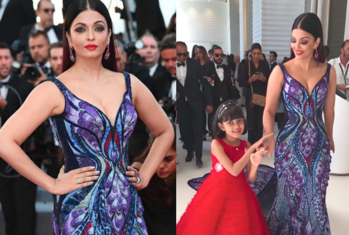 Aishwarya Rai Bachchan and Aaradhya kissing picture fans on trollers 