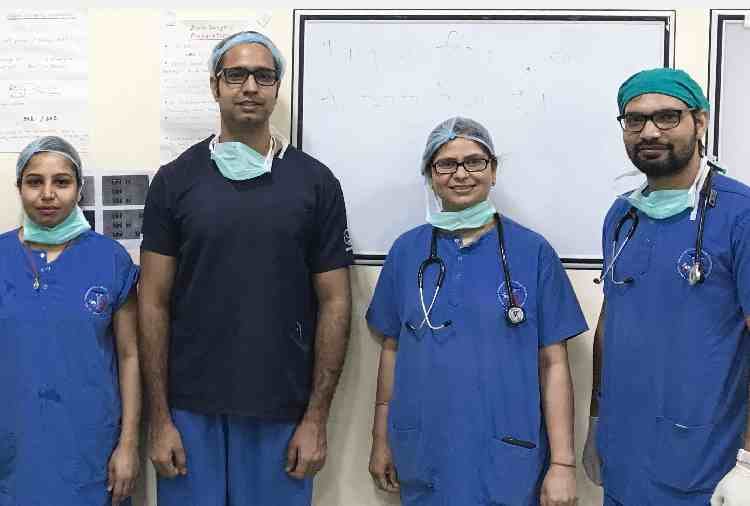 chandigarh, rare surgery of 5 years old child  brain tumor in agroha of hisar