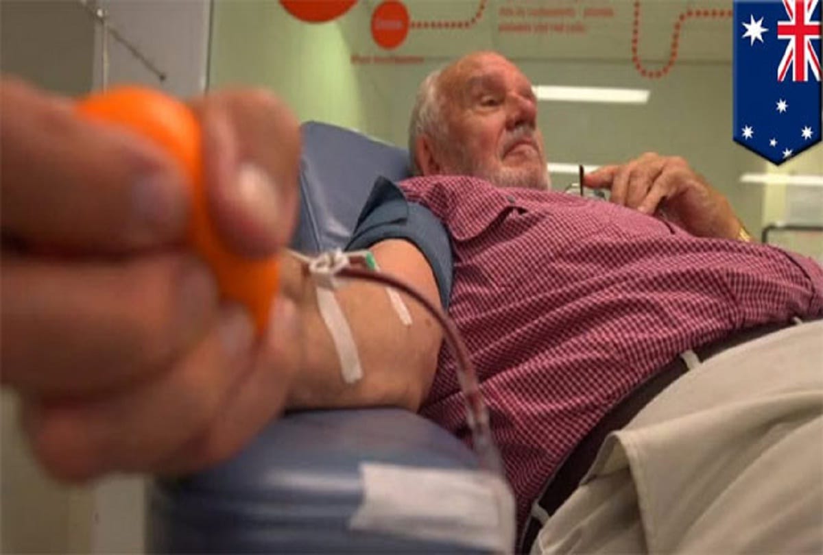 This man blood has helped save the lives of more than 2.4 million babies
