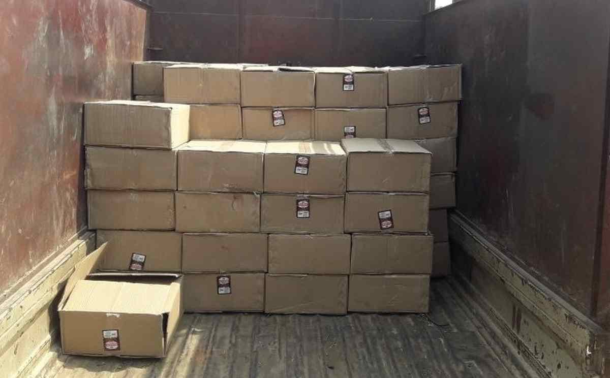 Illegal english liquor seized to rice mill of BJP MLA