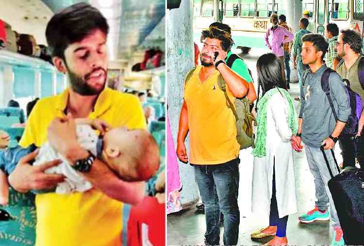 mother's day 2018, father photo with son viral on social media