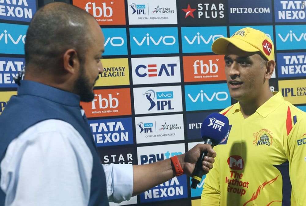 chennai super kings captain ms dhoni says we stop shane watson to dive during fielding