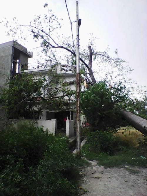Dust Storm hit uttarakhand after rain and thunderstorm
