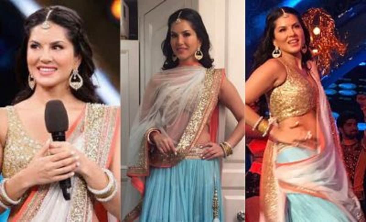 sunny leone in traditional dress