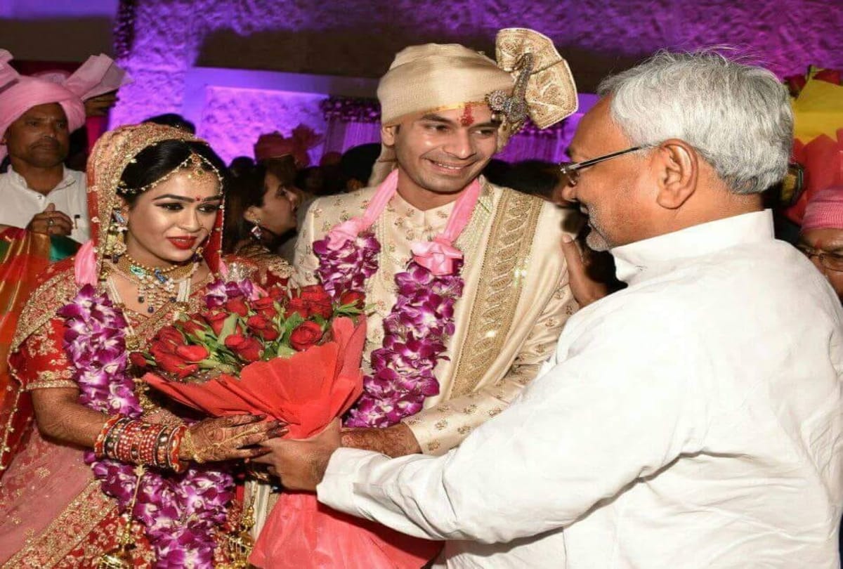 Wedding Pictures Of Lalu Prasad Son Tej Pratap Yadav And Aishwarya Rai In Patna