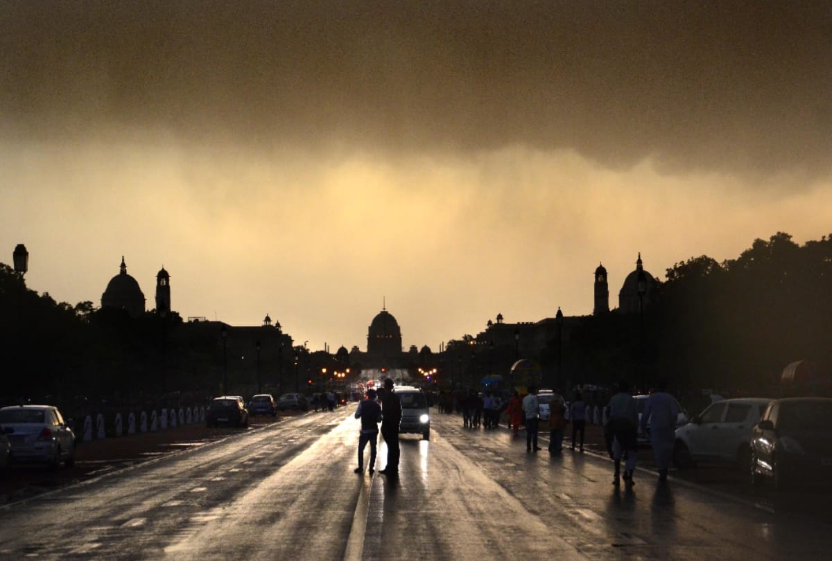 weather changed in delhi ncr after rain