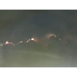 a fire originated in the village from a strom 40 home