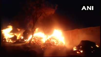 50 houses caught on fire following massive storm in sambhal