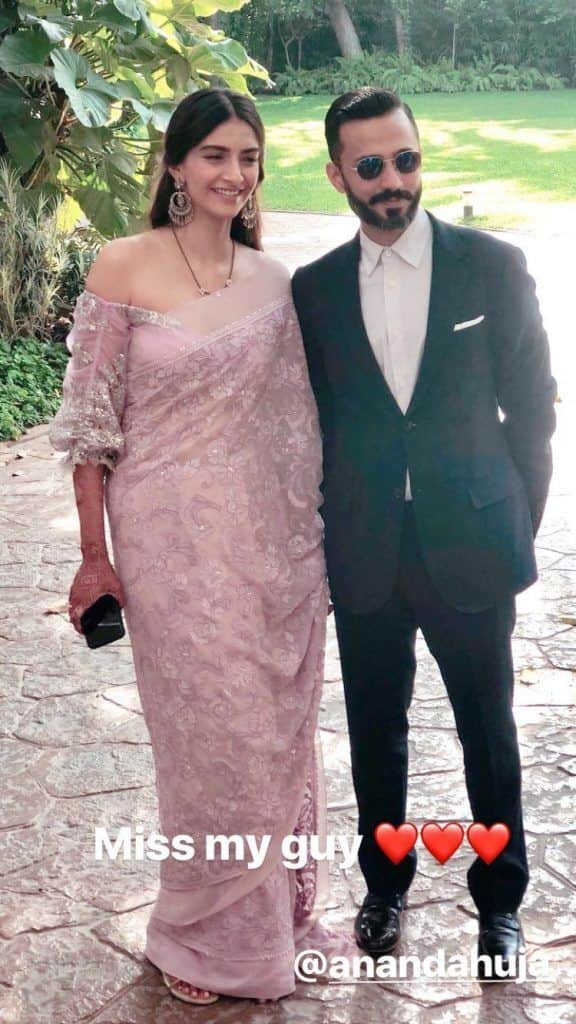 sonam kapoor and anand ahuja missed each other at cannes film festival