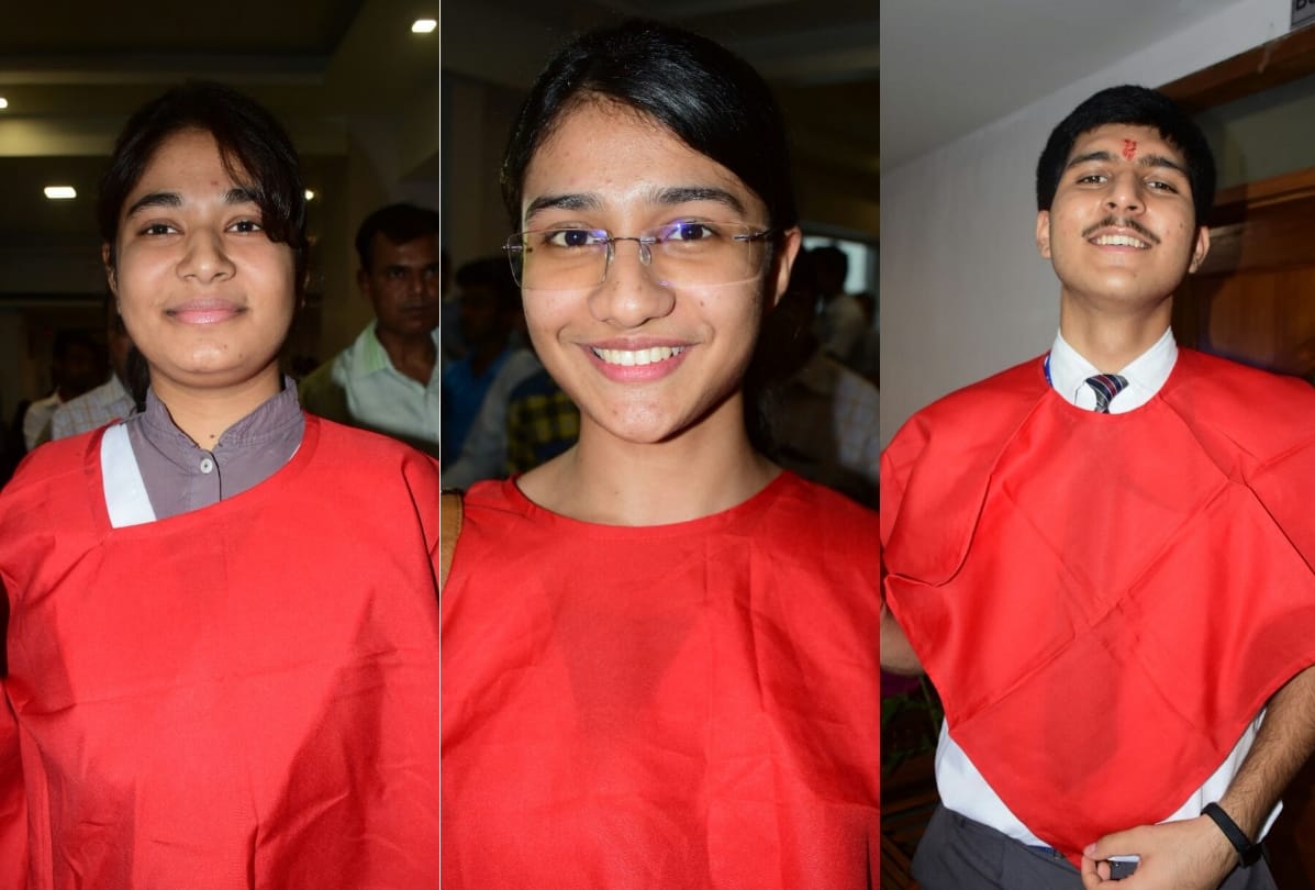 icse intermediate result topper from lucknow cms school