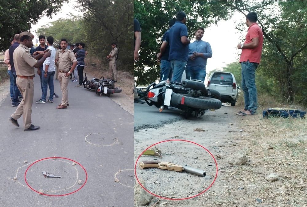  police encounter in krishna nagar in lucknow.