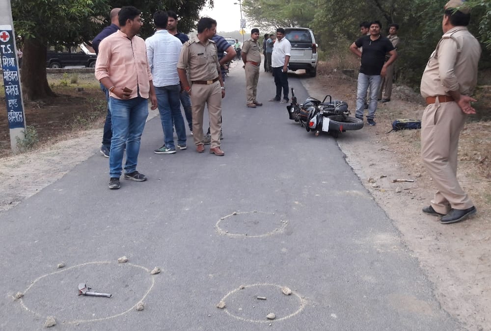  police encounter in krishna nagar in lucknow.