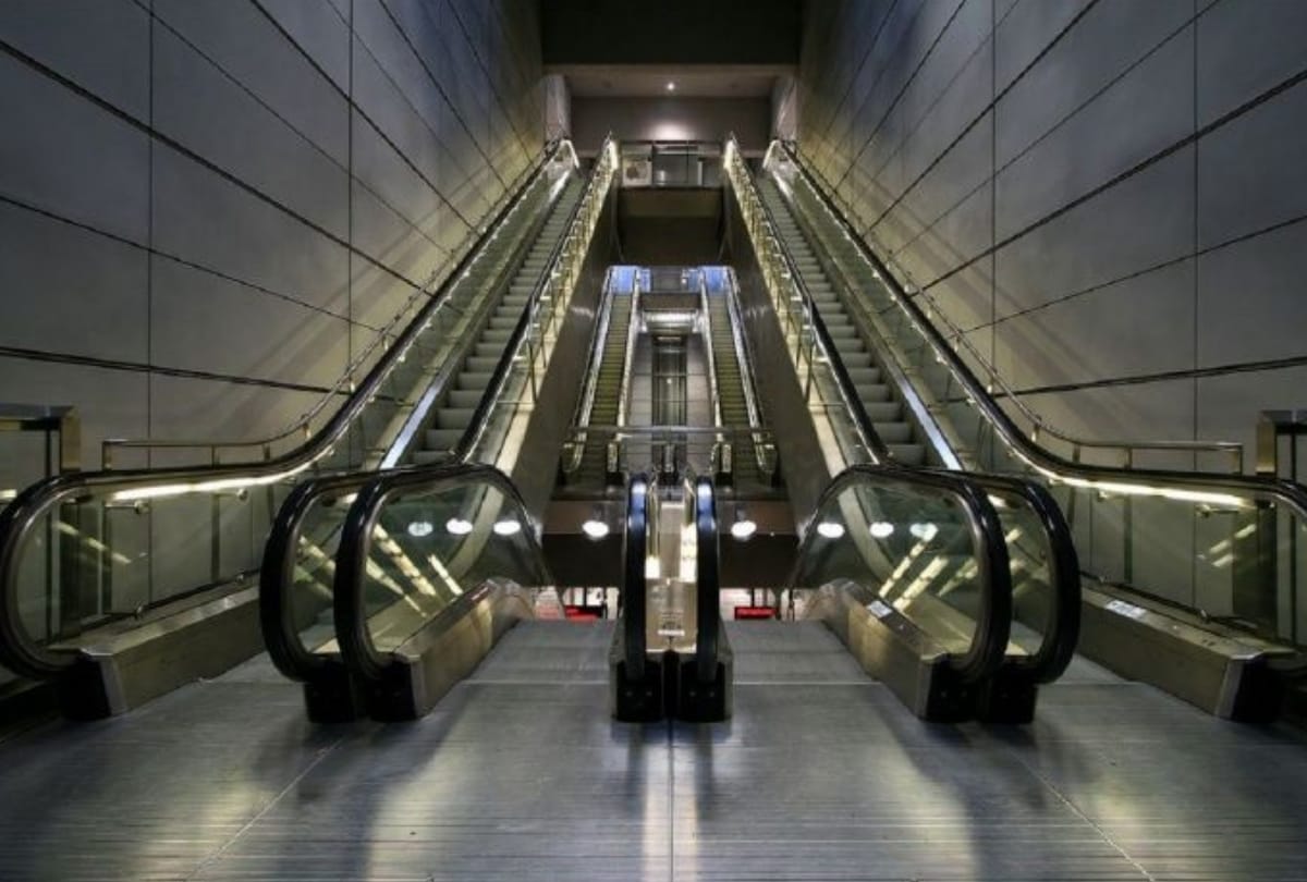 delhi metro janakpuri west station to get Indias tallest escalator breaks mumbai terminal 2 record