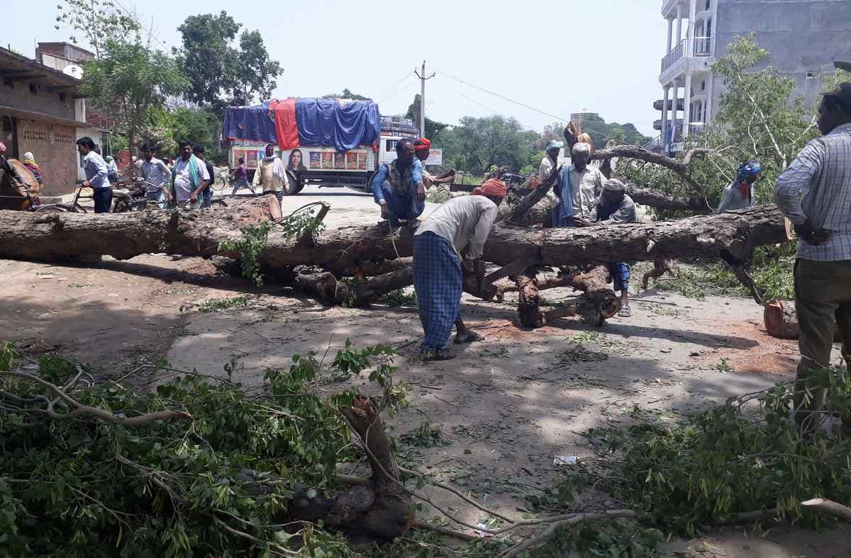 Big damage due to storm and rain in purvanchal and seven people died