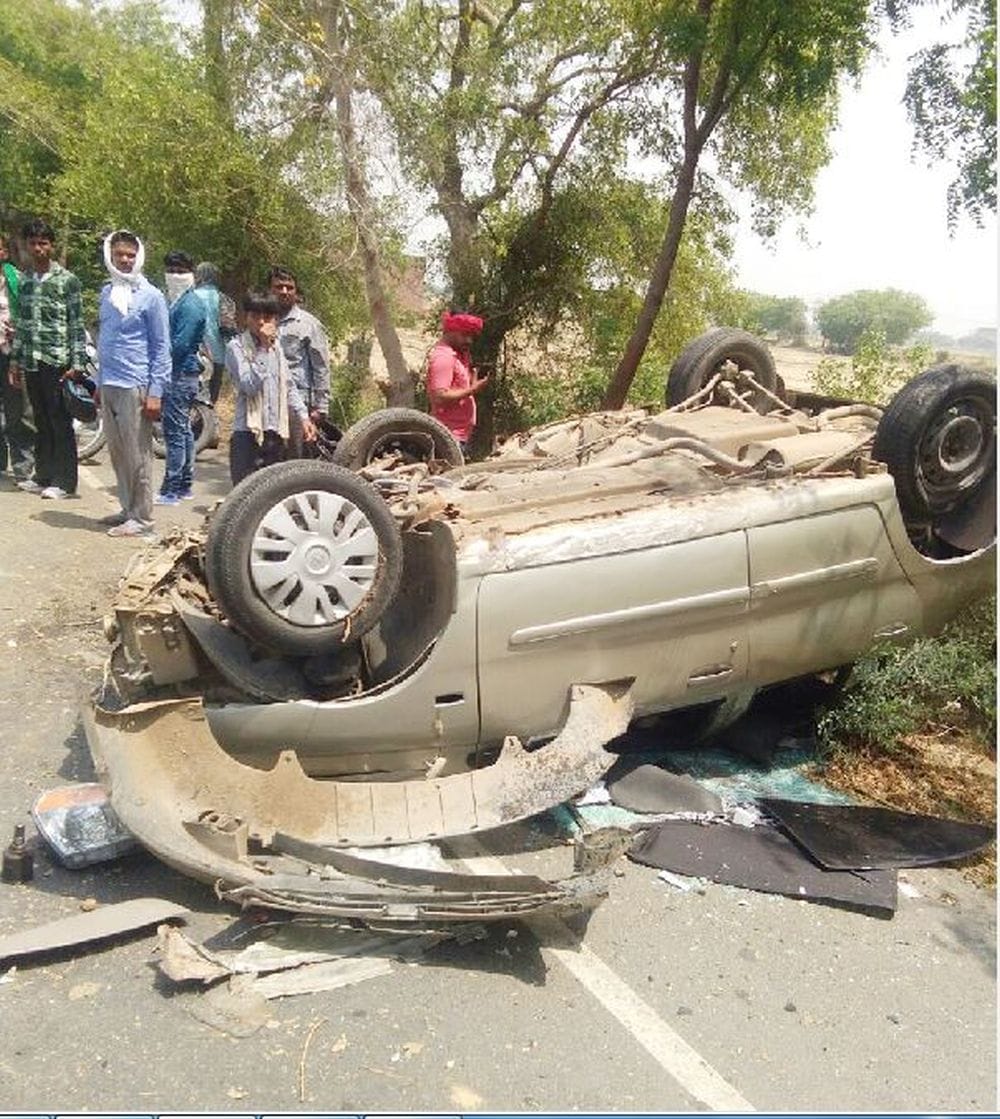 agra the bride helped the injured in road accident 