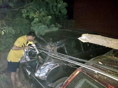 pictures: 53 people died in the thunderstorm on Sunday, Storm continues today