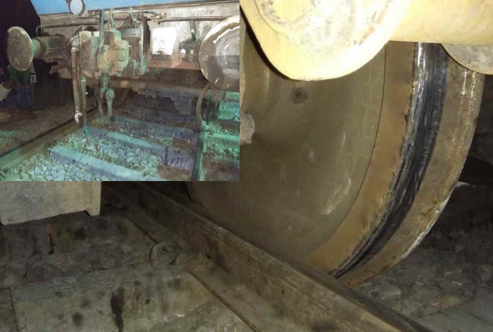 reason behind kota patna engine derail in barabanki.