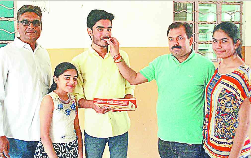 Aakansha and saksham did top