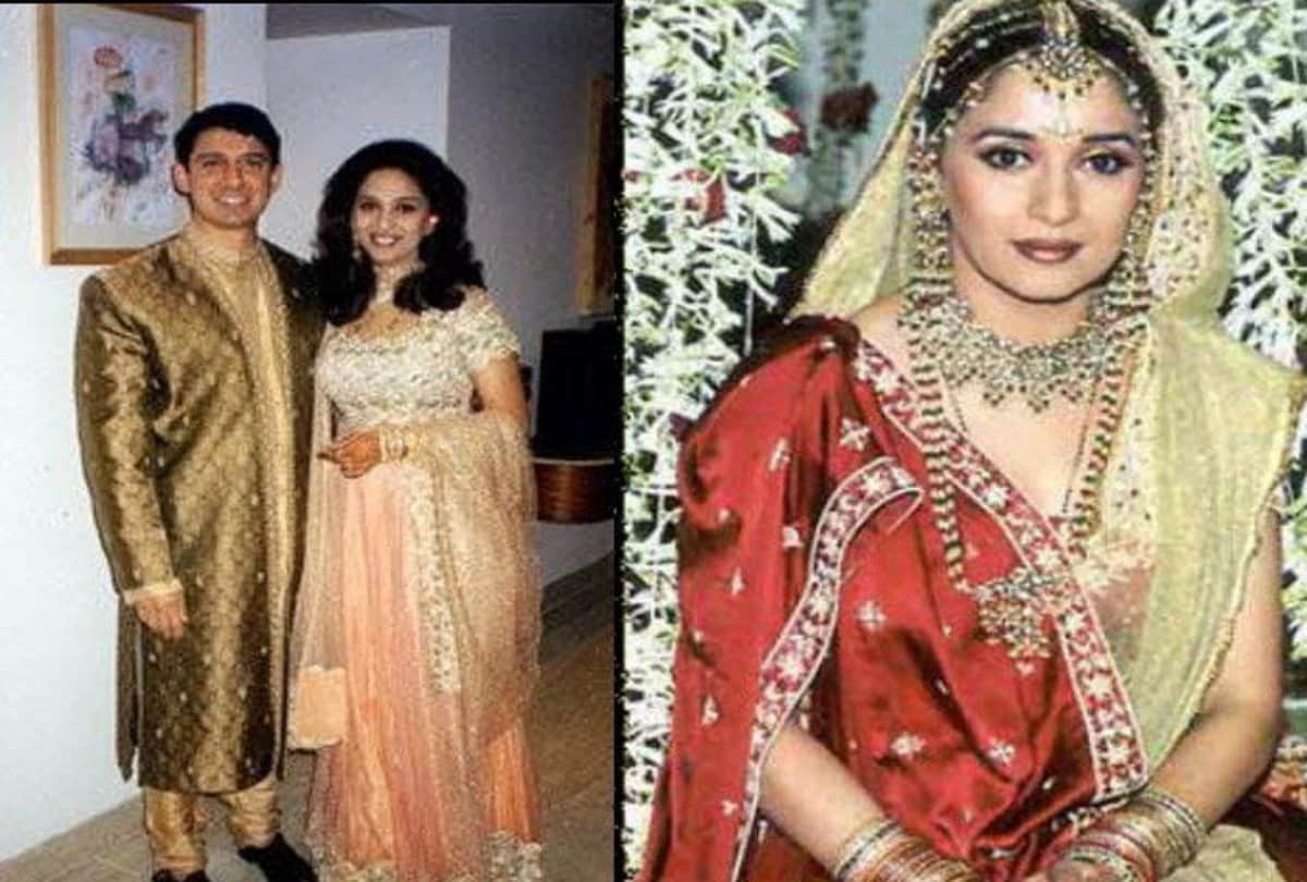 look madhuri dixit wedding album on her birthday