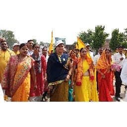 कटेसर में हुआ गंगा हरीतिमा यात्रा का समापन